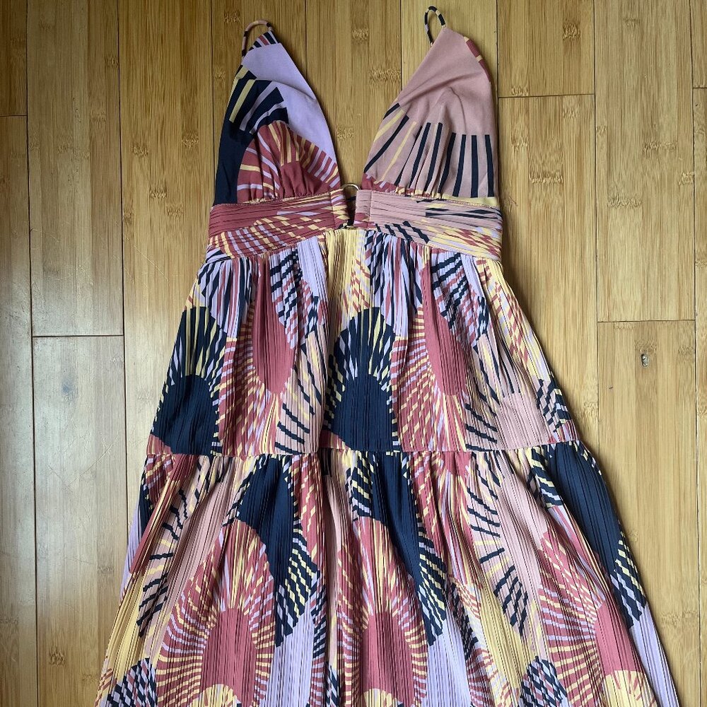 Ba&sh pleated mini dress